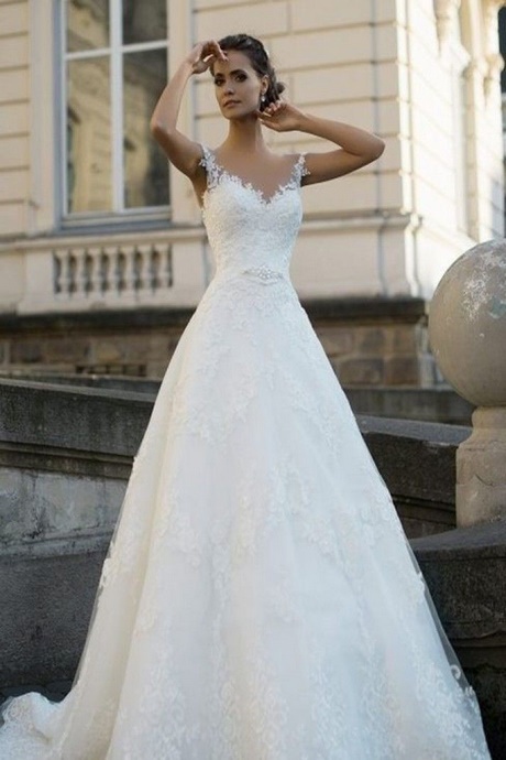 Abito da sposa spalline