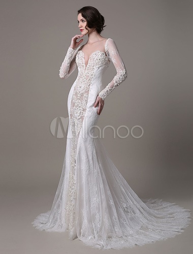 Abito da sposa vintage pizzo