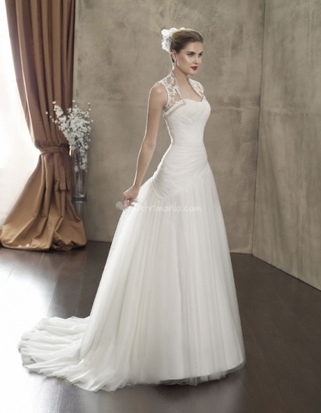 Abito sposa con spalline