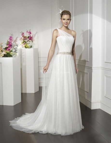 Abito sposa con spalline