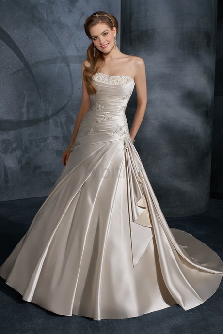 Abito sposa grigio perla