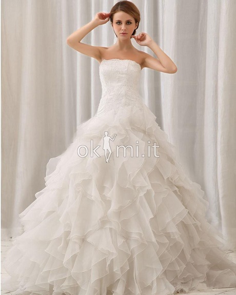 Abito sposa in organza