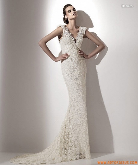 Abito sposa in pizzo francese