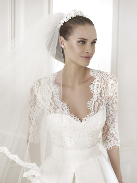 Abito sposa in pizzo francese