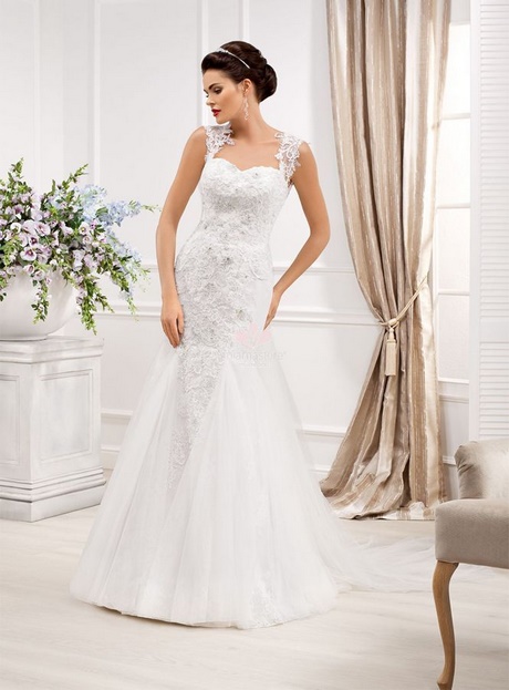 Abito sposa scollo americana