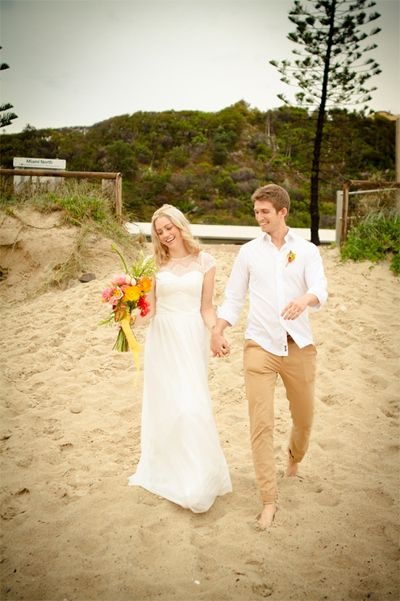 Vestiti da sposa matrimonio in spiaggia