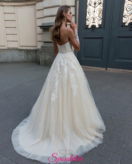 Vestito da sposa gonfio