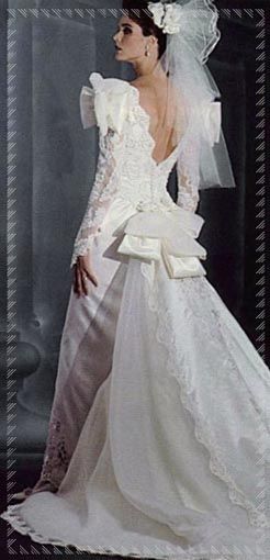 Abiti da sposa anni 70 e 80