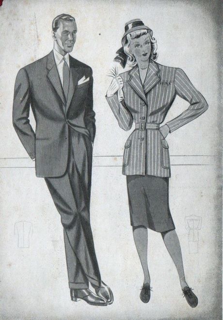 Vestiti vintage anni 40