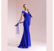 Vestito blu elettrico online