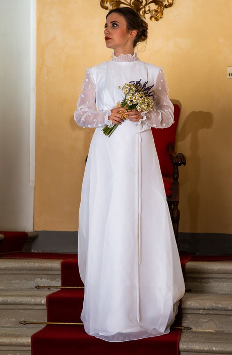 Vestito da sposa anni 70