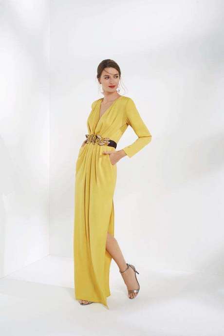 Vestito da sposa giallo