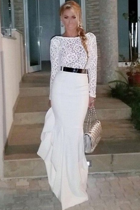 Vestito elegante bianco