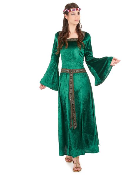 Vestito verde donna