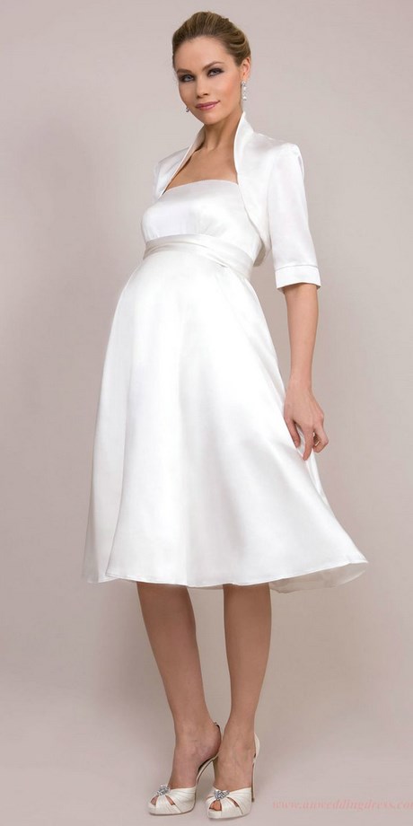 Vestito bianco premaman