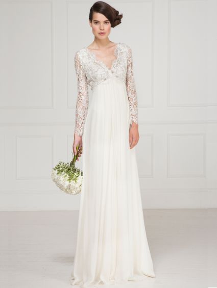 Abiti da sposa maniche lunghe 2017