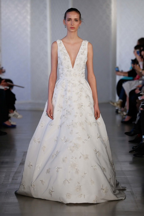 Oscar de la renta bridal 2017