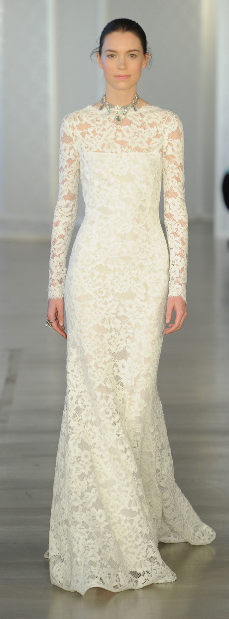 Oscar de la renta bridal 2017