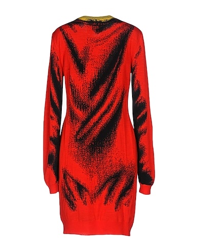 Vestito rosso lana