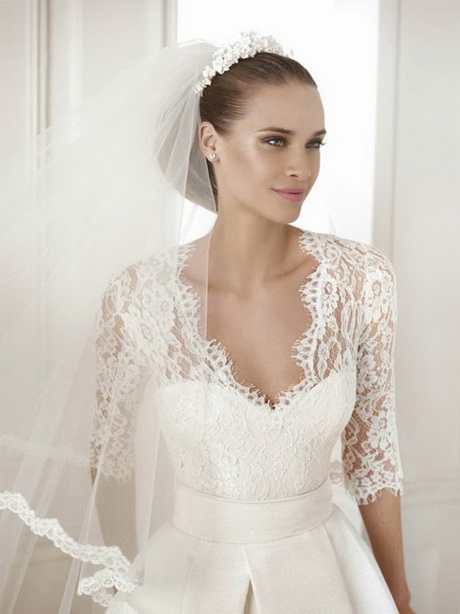 Abiti da sposa in pizzo francese 2014