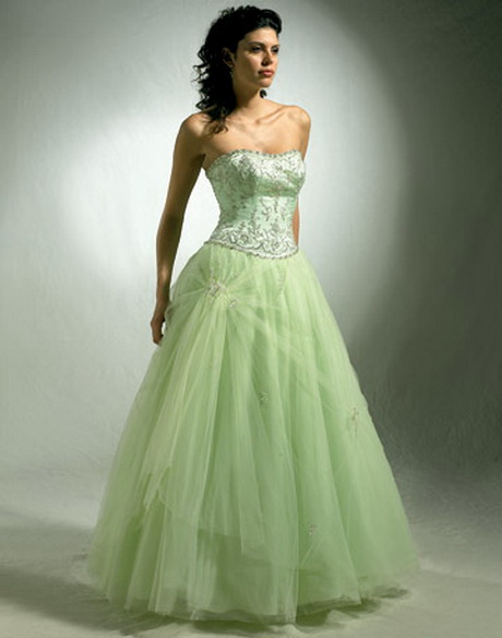 Abiti da sposa verde