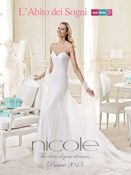 Abiti sposa nicole 2015