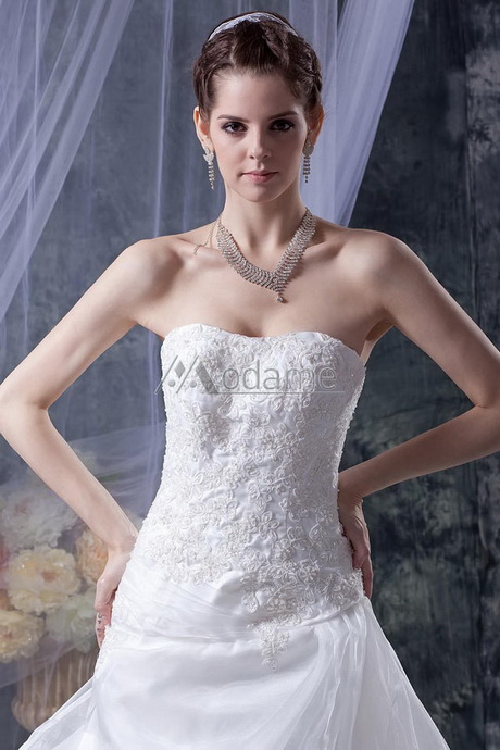 Abiti sposa organza e pizzo