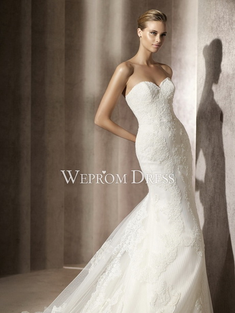 Abiti sposa sirena pizzo