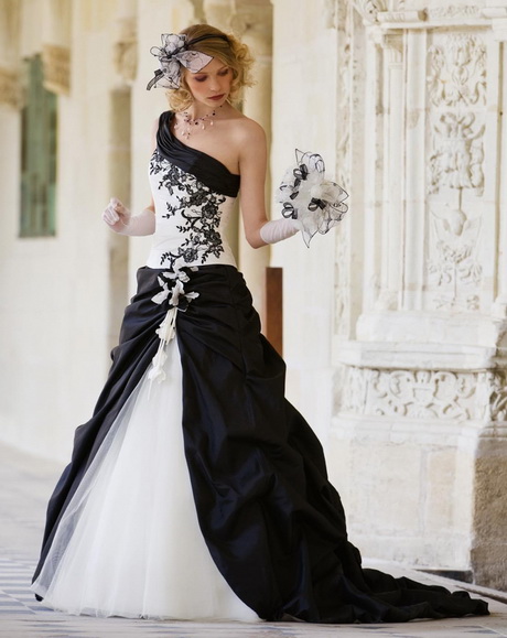 Abito da sposa nero