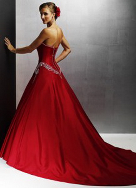 Abito da sposa rosso