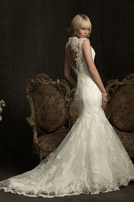 Abito da sposa sirena pizzo