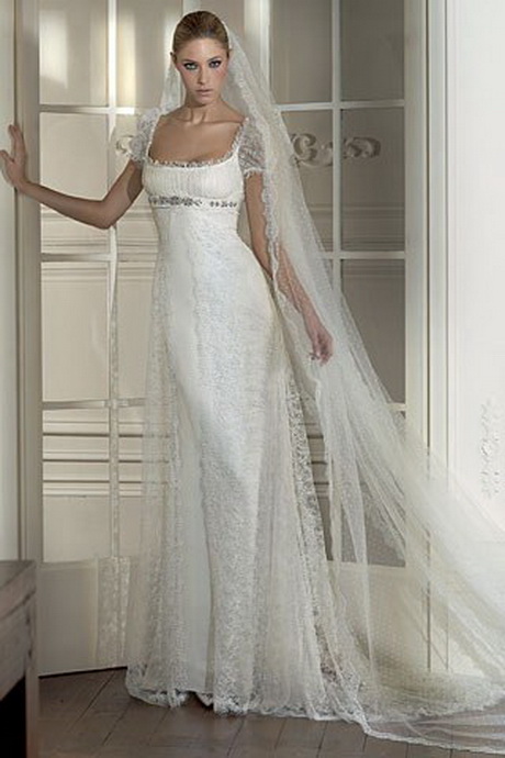 Abito da sposa stile impero