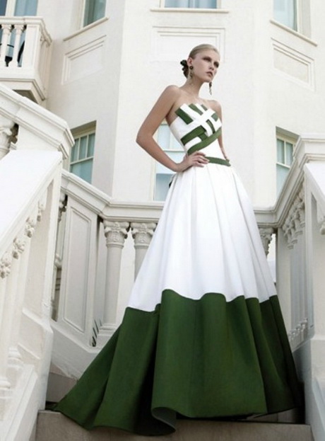 Abito da sposa verde