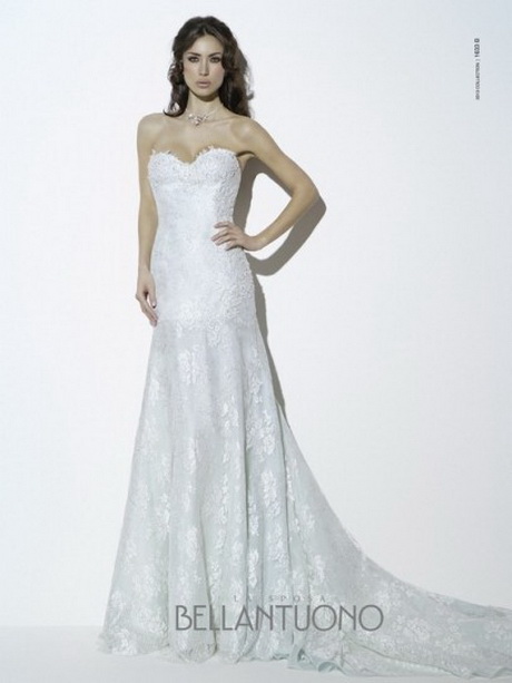 Abito sposa bustino pizzo