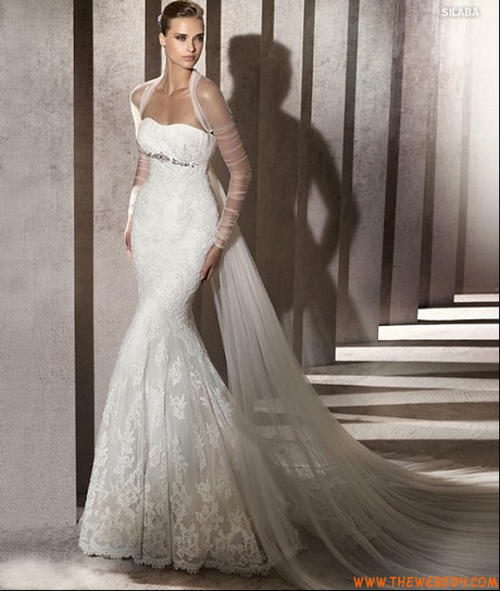 Abito sposa pizzo sirena