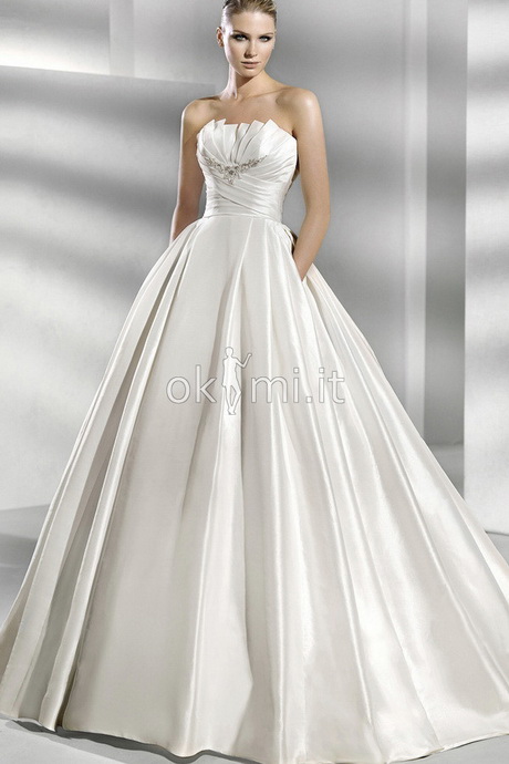 Abito sposa raso