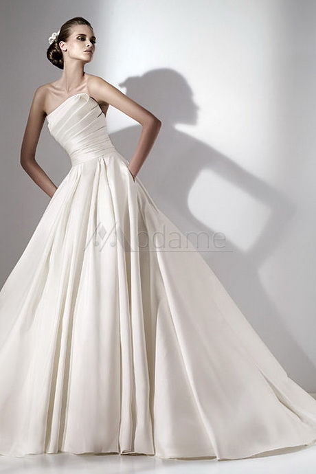 Abito sposa raso