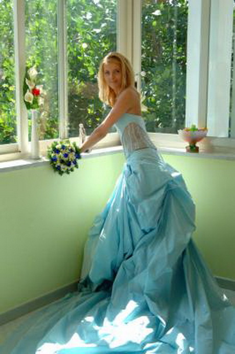 Foto vestiti da sposa colorati