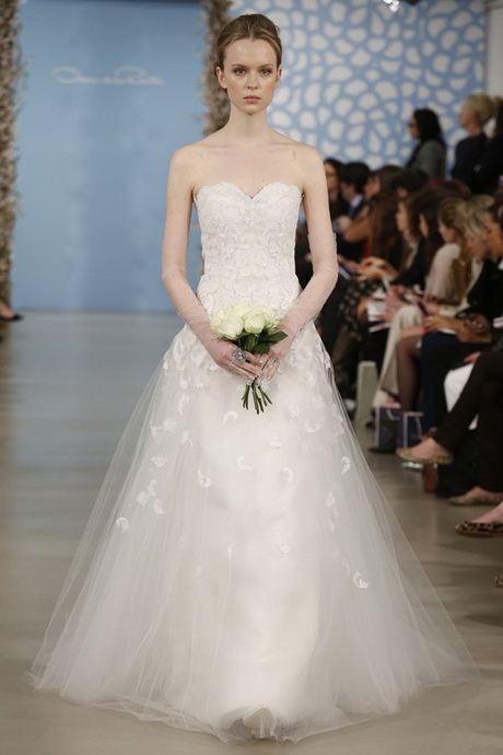 Oscar de la renta bridal 2014