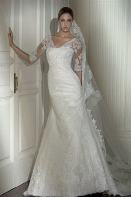 Pizzo chantilly abiti da sposa