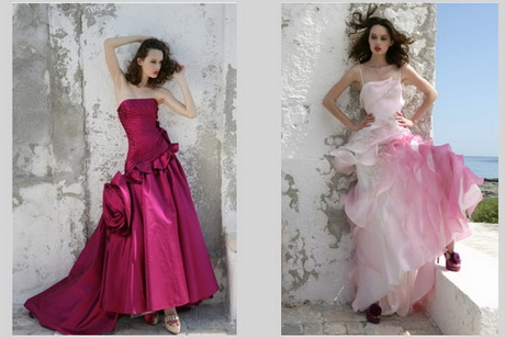 Vestiti da sposa fucsia