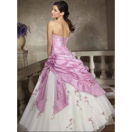 Vestito da sposa colorato