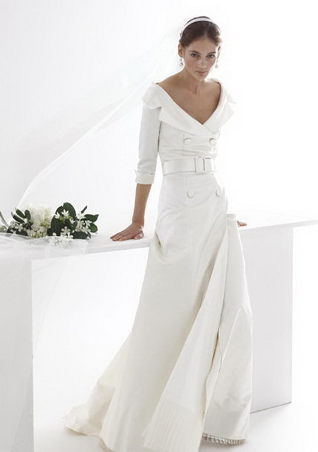 Vestito da sposa invernale