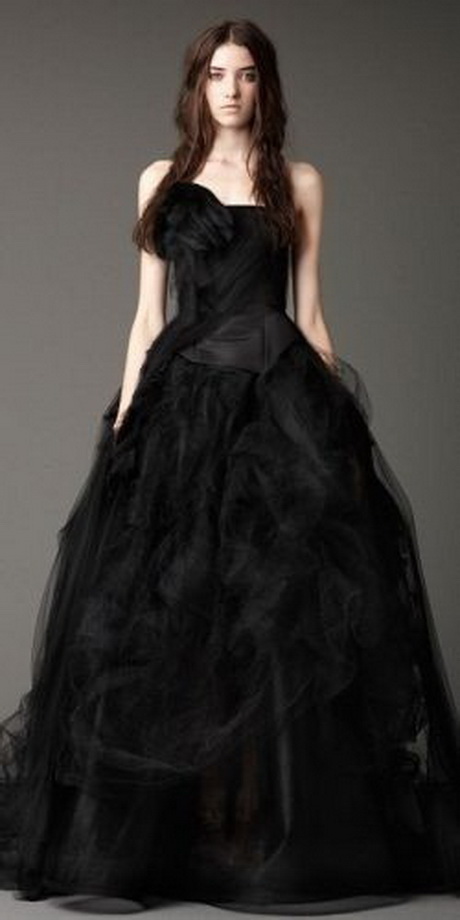 Vestito da sposa nero