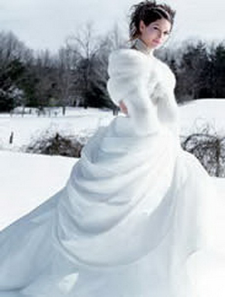Vestito sposa invernale