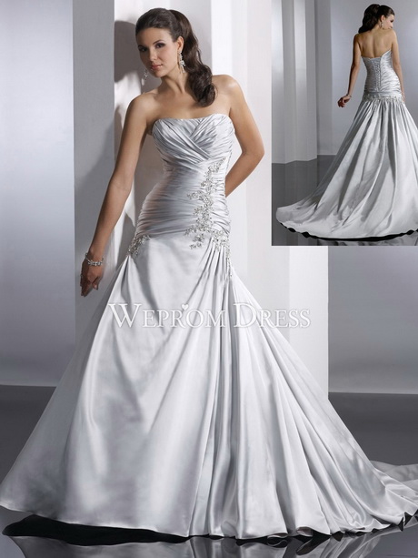 Vestito sposa raso