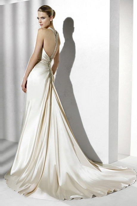 Vestito sposa raso