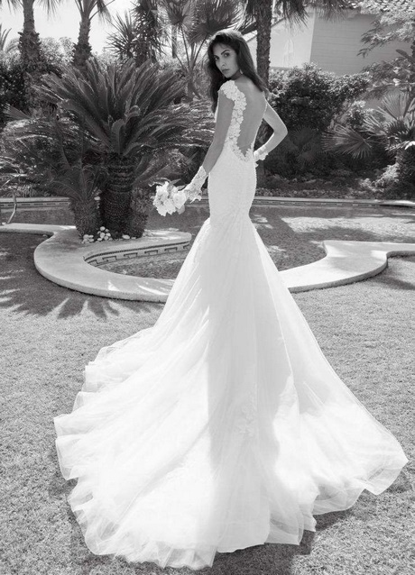 Abiti da sposa 2018 schiena scoperta