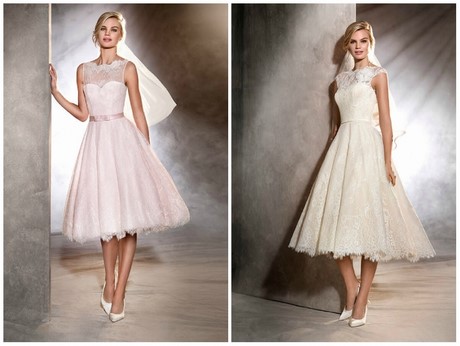 Abiti da sposa corti colorati 2017