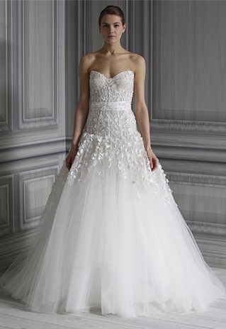 Abito da sposa brillantinato